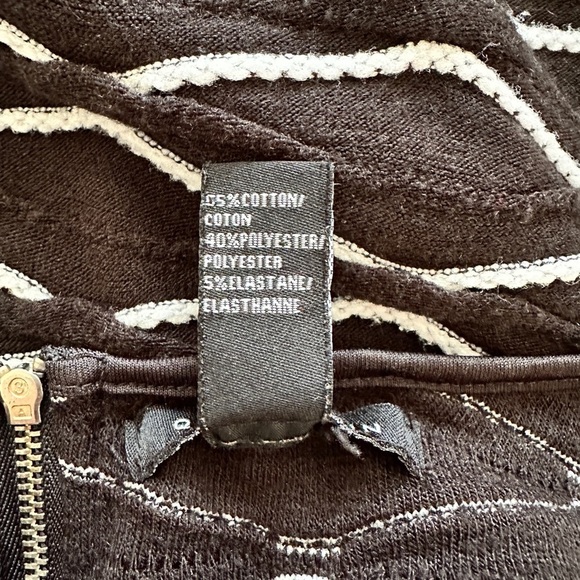 QED LONDON | Black and White Body-con mini-dress | Size Small - Picture 5 of 9